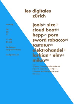 DIGITALES 2012 flyer zurich